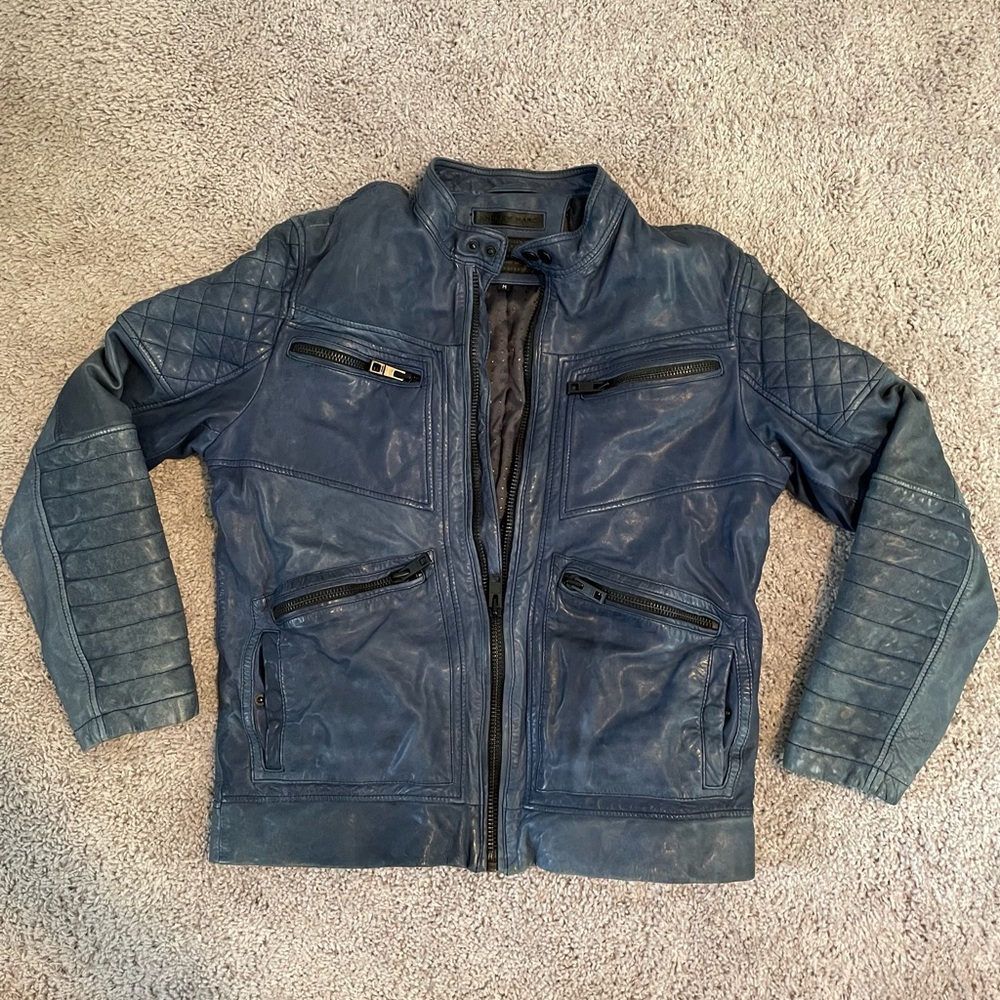Andrew Marc 100% Leather Biker Jacket